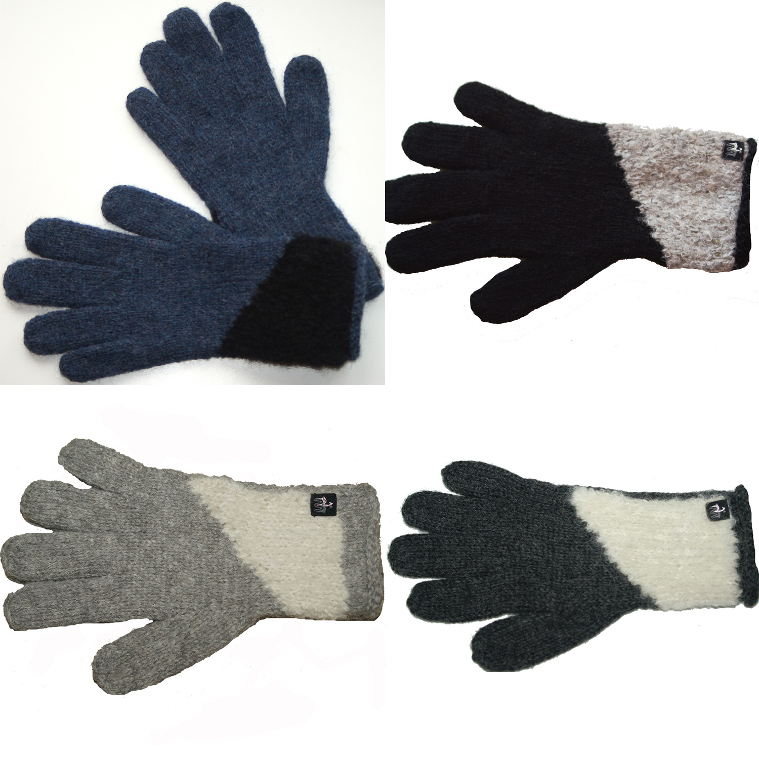 Handschuhe/gloves HUANCAYO, Farbe/colour: weiß-hellgrau/white-silver eco